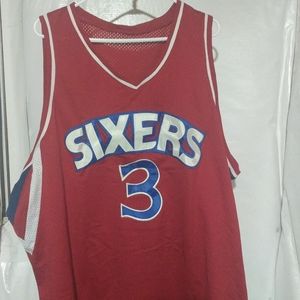 NBA Philadelphia 76ers, Mitchell & Ness, Allen Iverson Jersey, 2XL, EUC